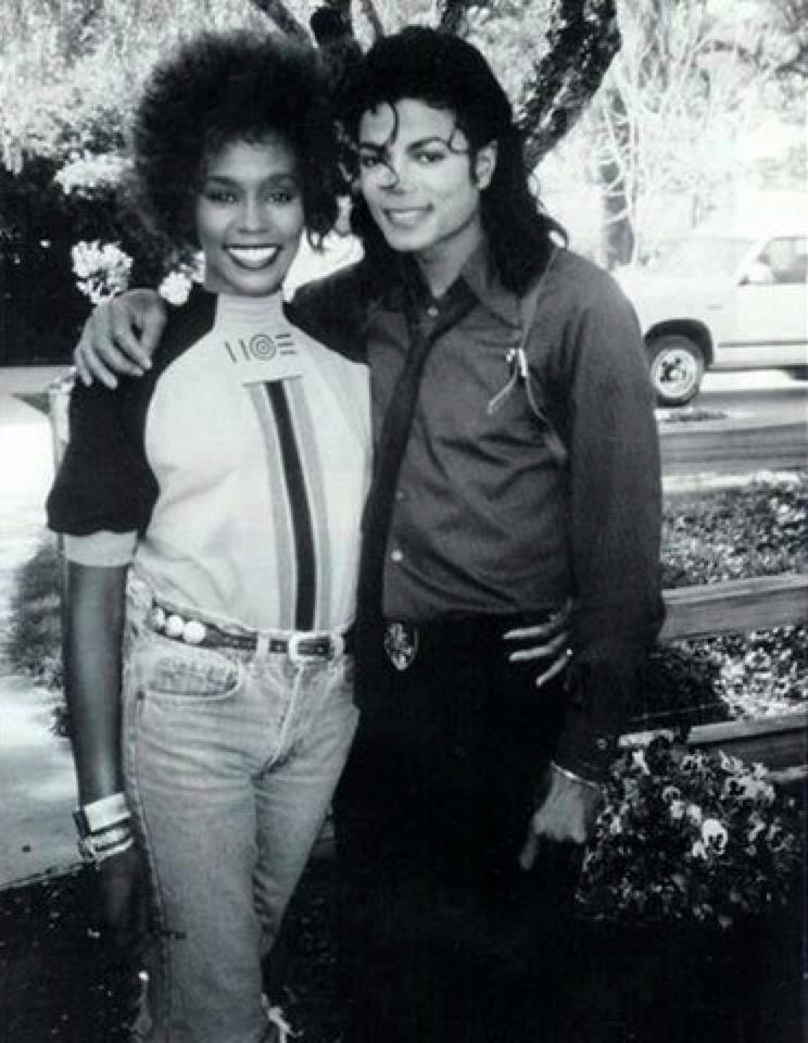 Whitney Houston and Michael Jackson Whitney Houston and Michael Jackson