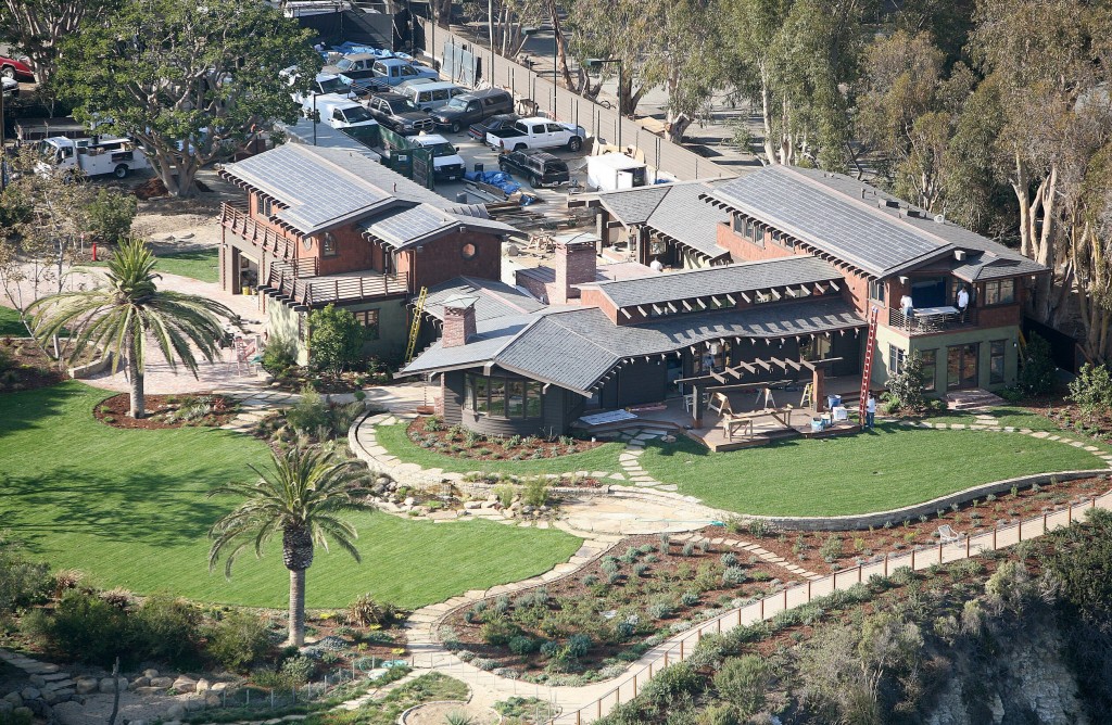 Julia Roberts' cliff top Malibu paradise nears completion, LA